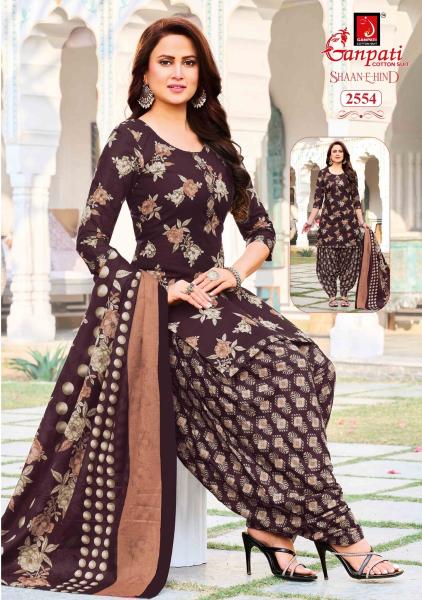 Ganpati shaan e hind patiyala vol 14 cotton dress material wholesale